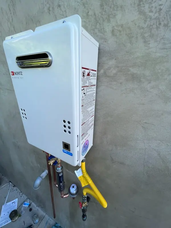 Tankless water heater installation for Montecito homes