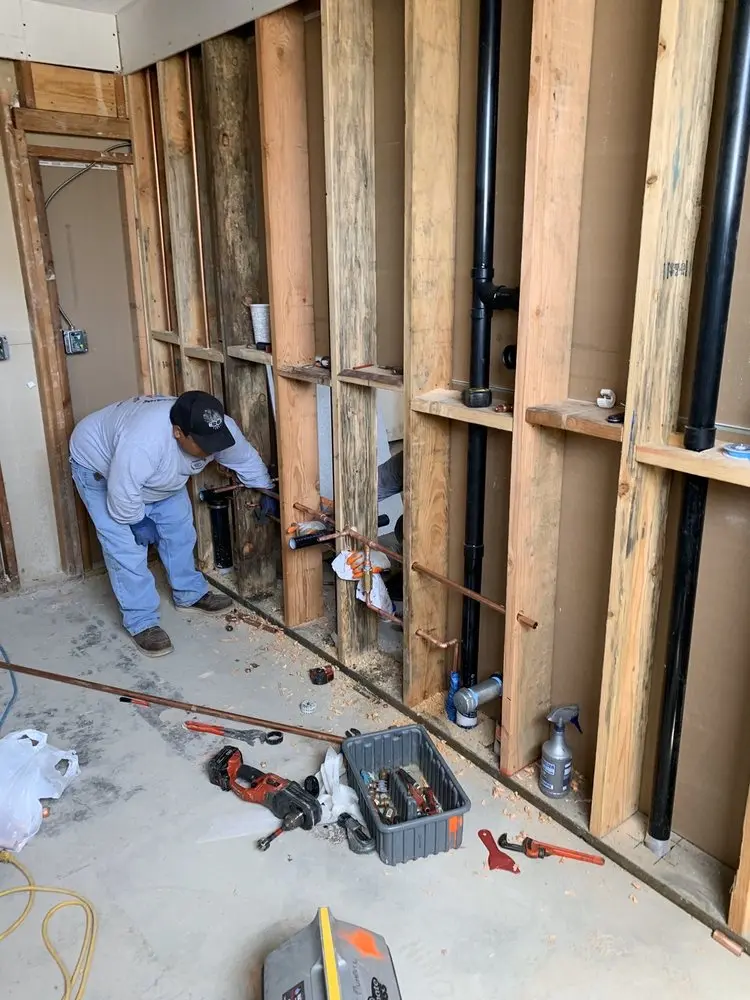 Commercial rough-in plumbing for Commercial Plumbing in Montecito